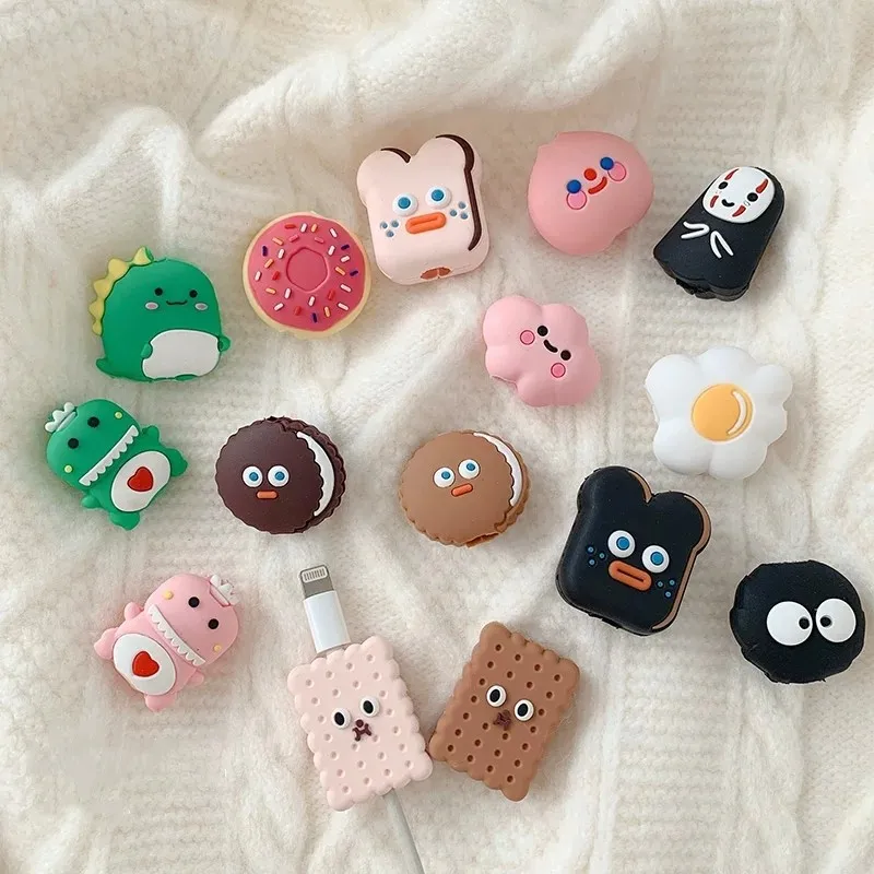 Silicone Cartoon Data Line Case Snap - off Super Cute Charger Protector Phone Accessory Cable Bites
Silicone Cartoon Data Line Case Snap - off Super Cute Charger Protector Phone Accessory Cable Bites