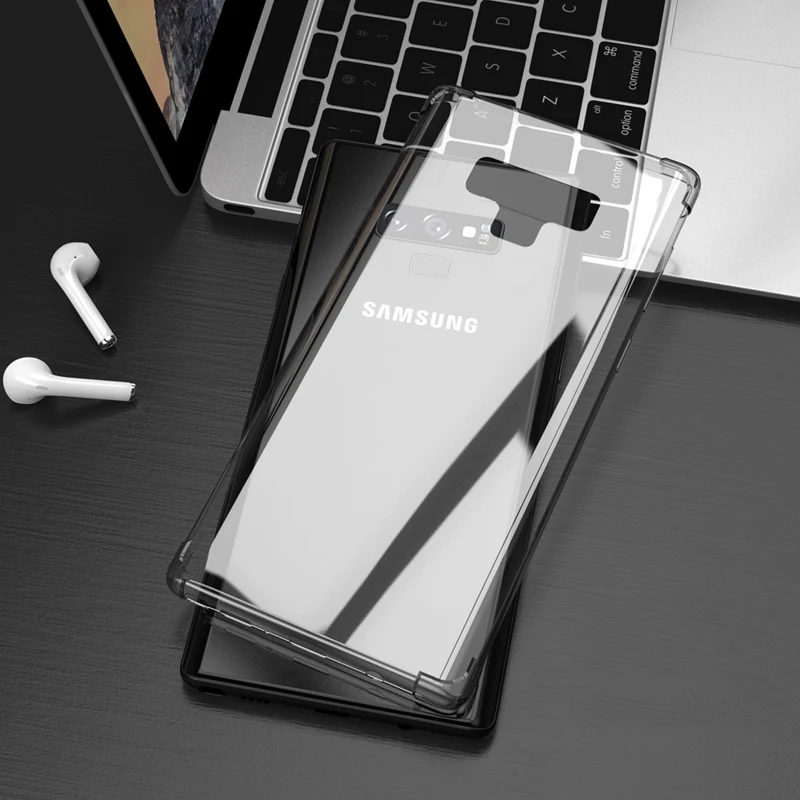 

Shockproof Air Bag Clear Transparent Back Cover Super Anti-Knock Case for Samsung Galaxy Note 9 10 20 Ultra S20 S21 S22 S10 Plus