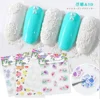 NEW 5D Embossed Flower Design Self Adhesive Manicure Nail Stickers For Nail Art Decoration