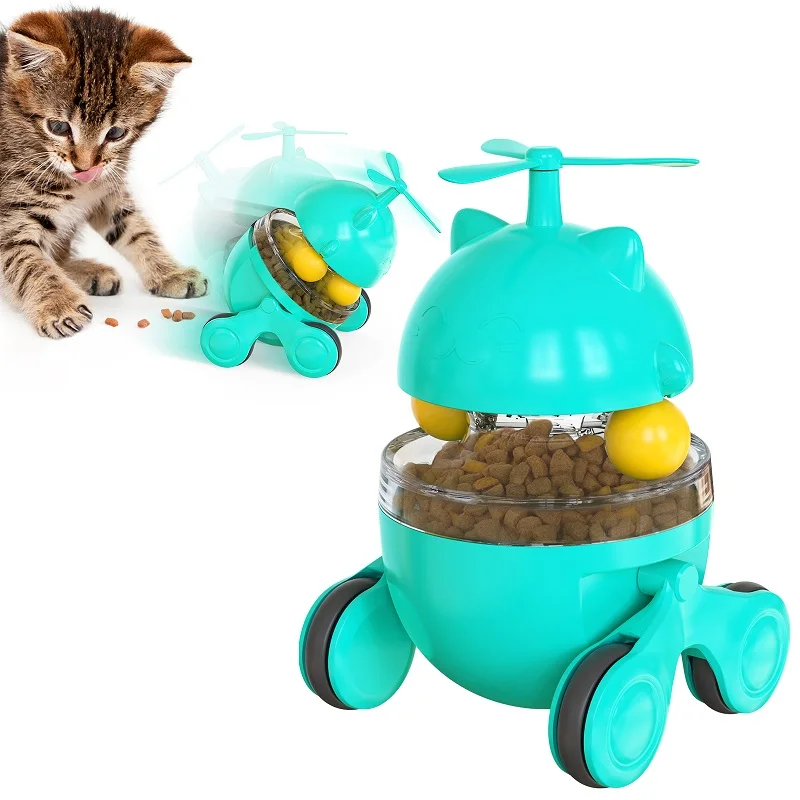 Wholesale Interactive Pet Toy Cat Tumbler Rotating Food Dispensing Pet Bowls Feeder Sport Play Toy, Blue/green/pink/lake blue or customized color
Wholesale Interactive Pet Toy Cat Tumbler Rotating Food Dispensing Pet Bowls Feeder Sport Play Toy, Blue/green/pink/lake blue or customized color