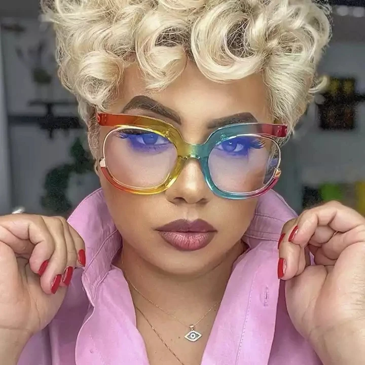 Custom Designs Women Eyeglasses Blue Light Blocking Glasses Original Optical Frame Clear Lens Oversize Eyeglasses Frame
Custom Designs Women Eyeglasses Blue Light Blocking Glasses Original Optical Frame Clear Lens Oversize Eyeglasses Frame