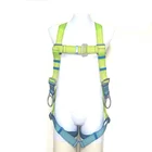 5 points 3 forged D rings construction workers parachute 100% polyester full body safety harness belt