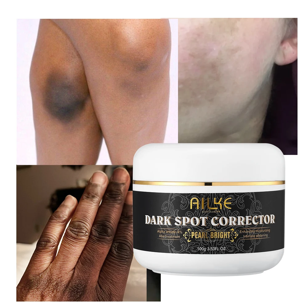 

Private Label AILKE Apha Arbutin 4% Pearl Bright 7 Days Dark Spot Corrector Face Stronger Skin Whitening Cream, Pink