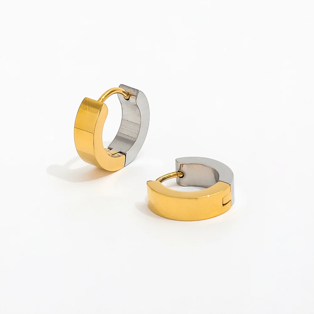 JOOLIM High End 18K Gold Plated Stainless Steel Gold & Silver Hoop Earring Wholesale Tarnish Free & Waterproof
JOOLIM High End 18K Gold Plated Stainless Steel Gold & Silver Hoop Earring Wholesale Tarnish Free & Waterproof