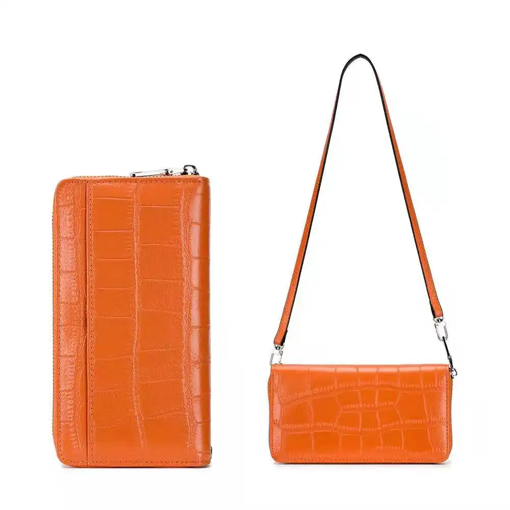 Custom Logo Croc Genuine Leather women Long Wrist Zipper Card Wallet Clutch Money Purse For Men
Custom Logo Croc Genuine Leather women Long Wrist Zipper Card Wallet Clutch Money Purse For Men