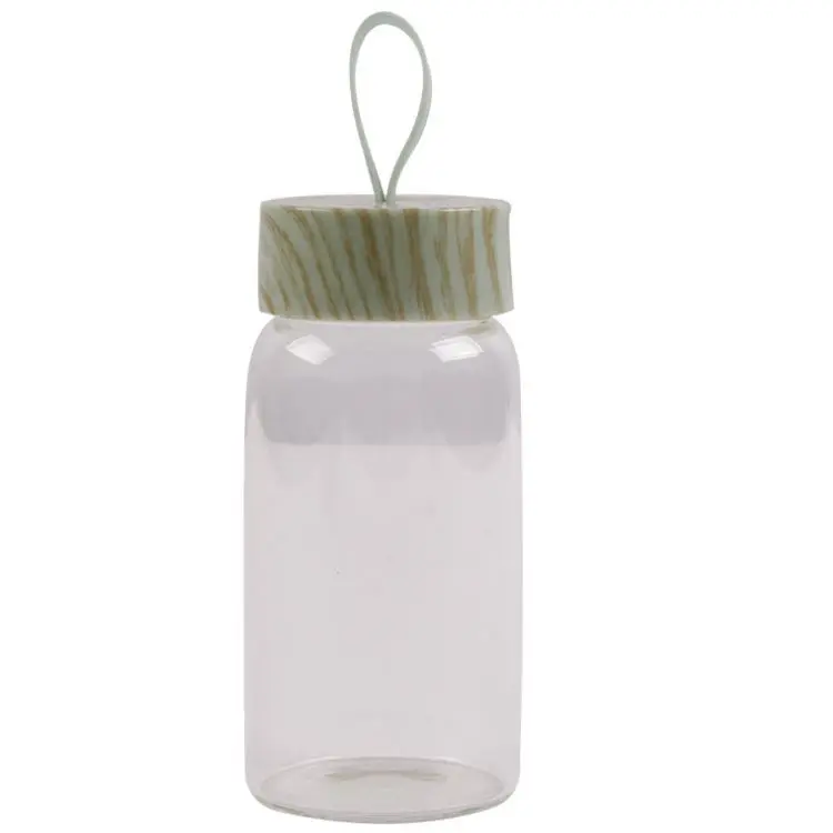 Hot sale travel empty portable outdoor clear glass tea water bottle with lid, As picture
Hot sale travel empty portable outdoor clear glass tea water bottle with lid, As picture