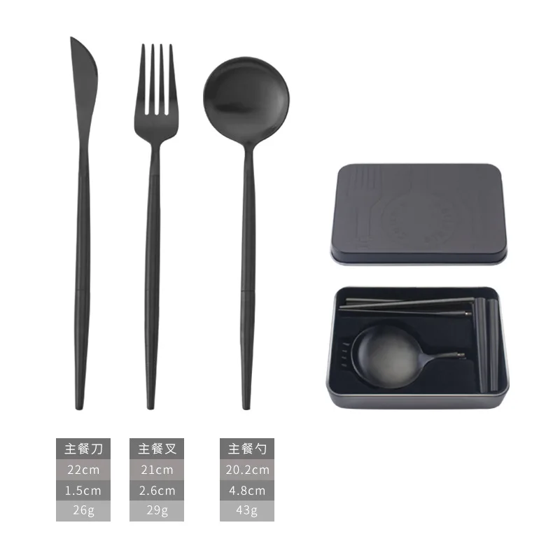 Korean style portable stainless steel knife fork spoon collapsible travel cutlery set with case, Colorful
Korean style portable stainless steel knife fork spoon collapsible travel cutlery set with case, Colorful