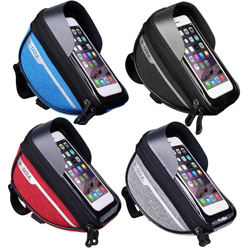Waterproof Cycling Touch Screen Bicycle Mobile Phone Bags Cases Bike Front Tube Handlebar Cell Phone Bag, Black, red. blue, gray
Waterproof Cycling Touch Screen Bicycle Mobile Phone Bags Cases Bike Front Tube Handlebar Cell Phone Bag, Black, red. blue, gray