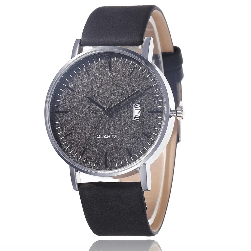 

WJ-8593 Top Sales with Calendar Sports Boys Leather Watches Factory Men Calendar Watches for Men, Mix color
