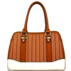 Vegan Leather crochet handmade woman handbag