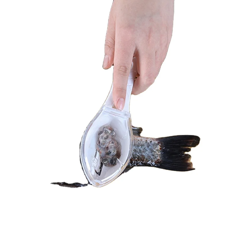 Creative Fish scale planer with cover scraping fish scale planer does not hurt hands thick plastic practical kitchen gadgets
Creative Fish scale planer with cover scraping fish scale planer does not hurt hands thick plastic practical kitchen gadgets