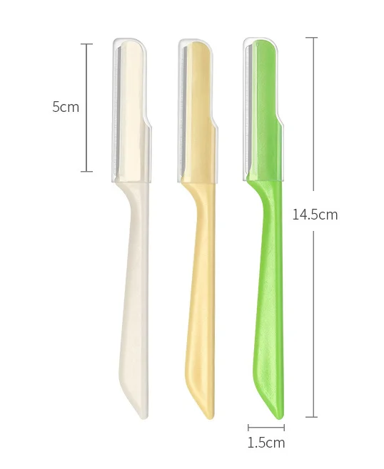 SBelle Top Selling 3 pcs Women Disposable Eyebrow Razor Trimmer Set Whit Plastic Cover, White, yellow, green
SBelle Top Selling 3 pcs Women Disposable Eyebrow Razor Trimmer Set Whit Plastic Cover, White, yellow, green