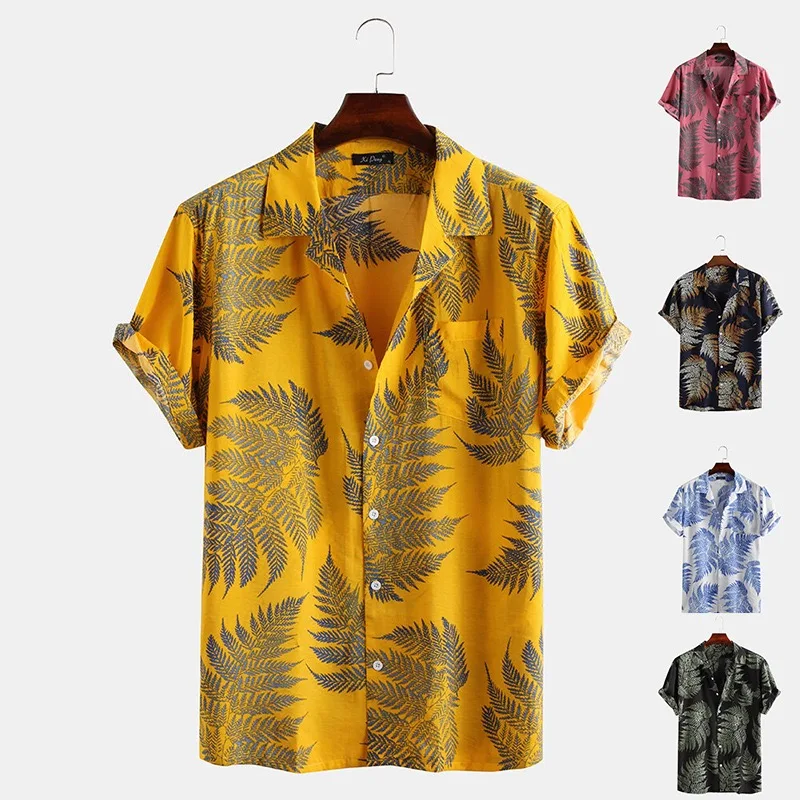 New Design Fashion Tee Men's Hawaiian Beach Shirts 
New Design Fashion Tee Men's Hawaiian Beach Shirts