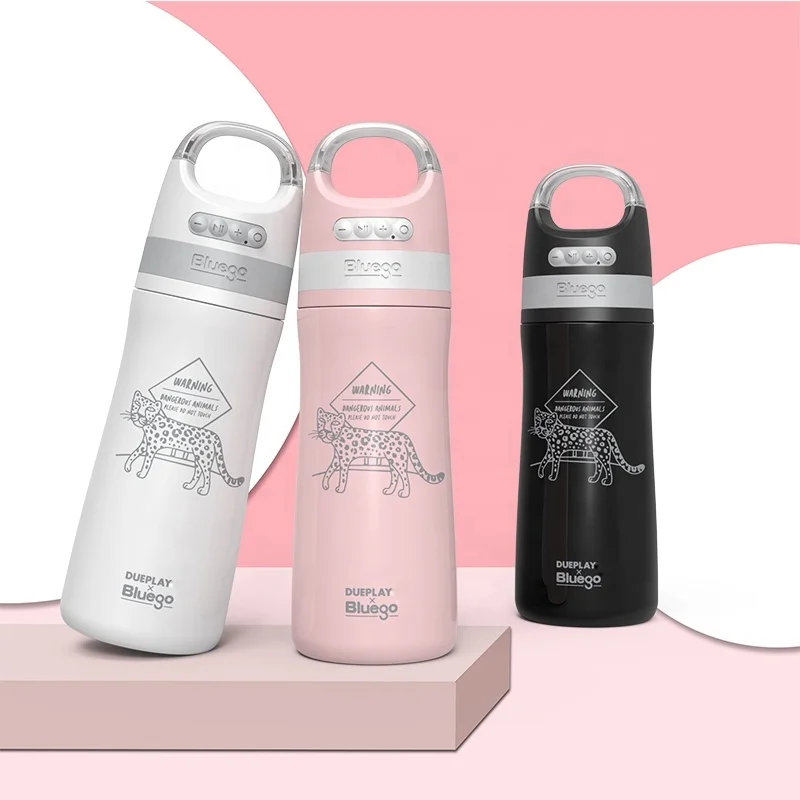 Amazon stainless steel vacuum flask with music outdoor sports water bottle Blueteeth smart bottle
Amazon stainless steel vacuum flask with music outdoor sports water bottle Blueteeth smart bottle