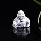 Natural Semi-precious Stone Lapis Carved Maitreya Buddha Chakra Healing Aura Crystal Gift