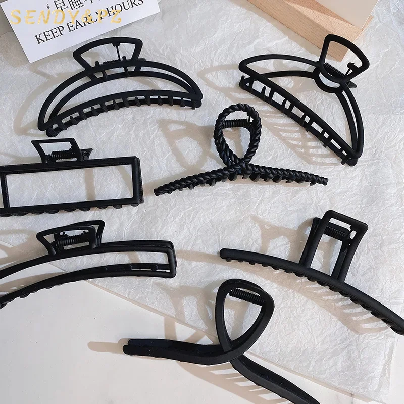 New Design Women Metal Alloy Hair Clips Matte Black Metal Hair Claws Alloy Hairpins For Women
New Design Women Metal Alloy Hair Clips Matte Black Metal Hair Claws Alloy Hairpins For Women