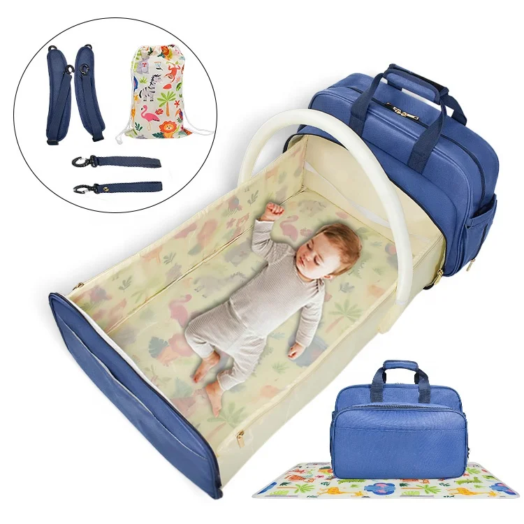 4 In 1 Convertible Multifunctional Baby Diaper Nappy Bag Custom Large Baby Care Diaper Backpack With Changing Bed, Blue,gray,customized
4 In 1 Convertible Multifunctional Baby Diaper Nappy Bag Custom Large Baby Care Diaper Backpack With Changing Bed, Blue,gray,customized