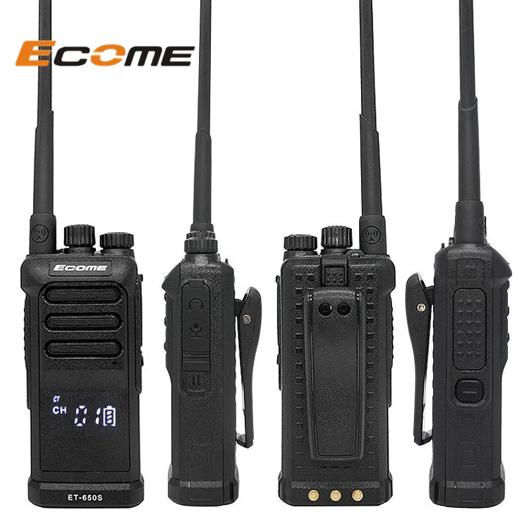 Long range Ecome ET-650S visible interphone vox uhf radio walkie talkie for nightclub
Long range Ecome ET-650S visible interphone vox uhf radio walkie talkie for nightclub