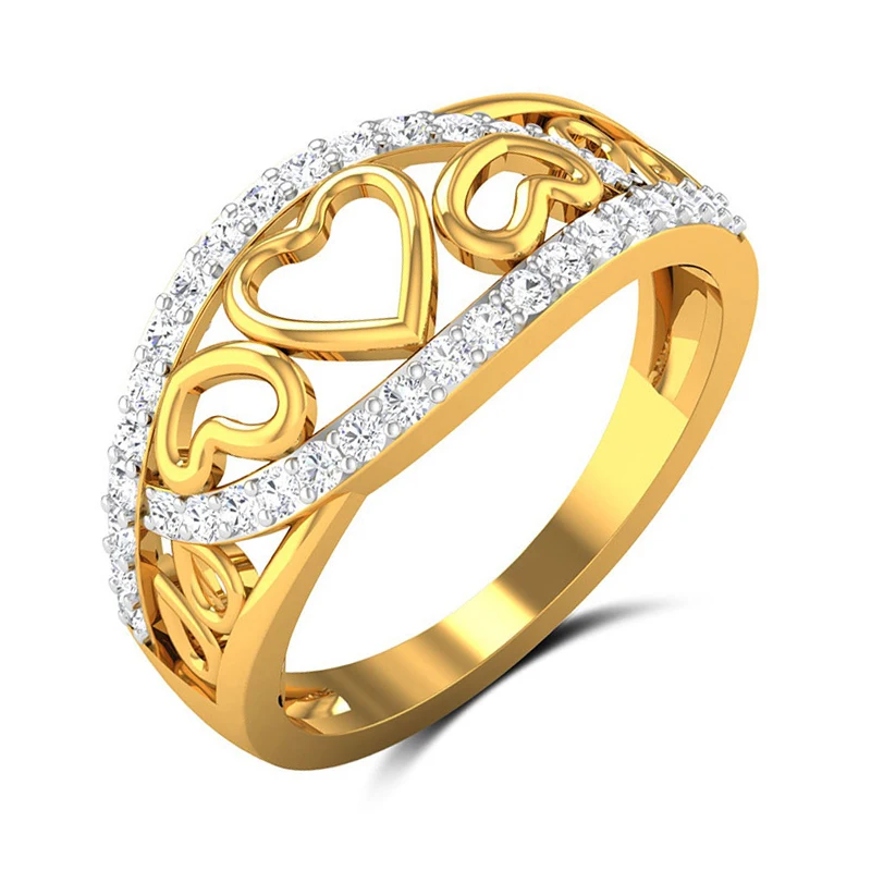 Heart Hollow Design Fashion Gold Rings Women Anniversary Jewelry Plated Gold Plating Ring
Heart Hollow Design Fashion Gold Rings Women Anniversary Jewelry Plated Gold Plating Ring