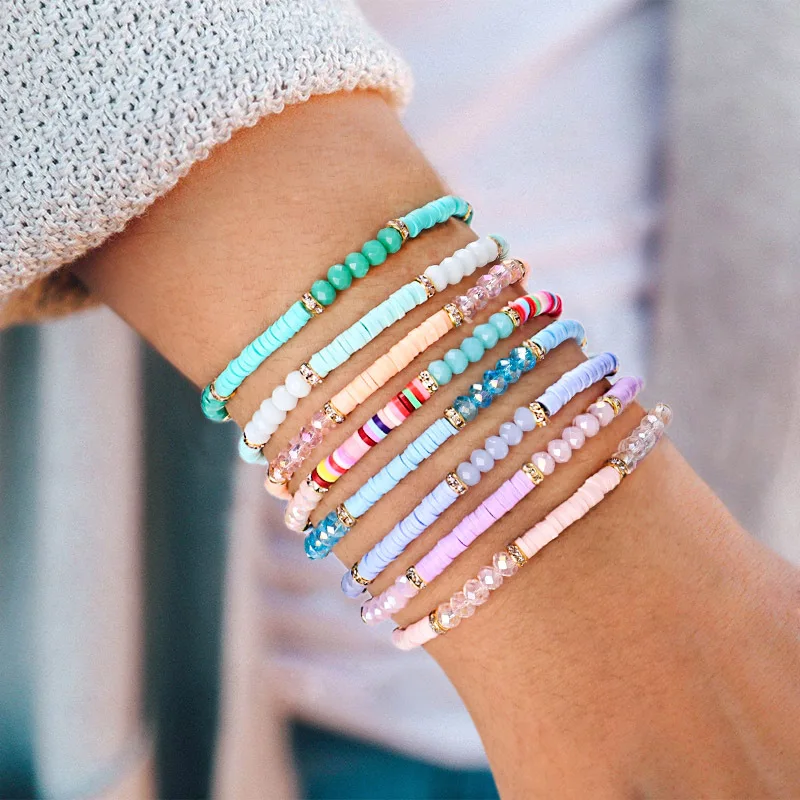 Bohemian Handmade Multicolor String Cord Woven Bead Boho Bracelets for Women Men, As photo
Bohemian Handmade Multicolor String Cord Woven Bead Boho Bracelets for Women Men, As photo