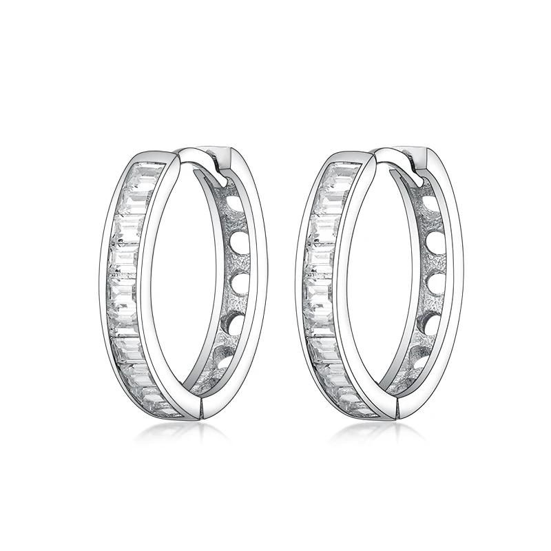 Genuine 925 Sterling Silver Clear CZ Round Circle Hoop Earrings for Women Earrings Sterling Silver Jewelry Gift
Genuine 925 Sterling Silver Clear CZ Round Circle Hoop Earrings for Women Earrings Sterling Silver Jewelry Gift