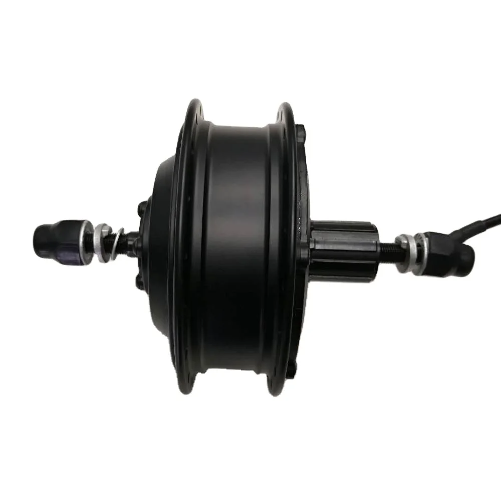 Brushless geared rear 500w electric bike hub cassette motor for electric bike, Black
Brushless geared rear 500w electric bike hub cassette motor for electric bike, Black