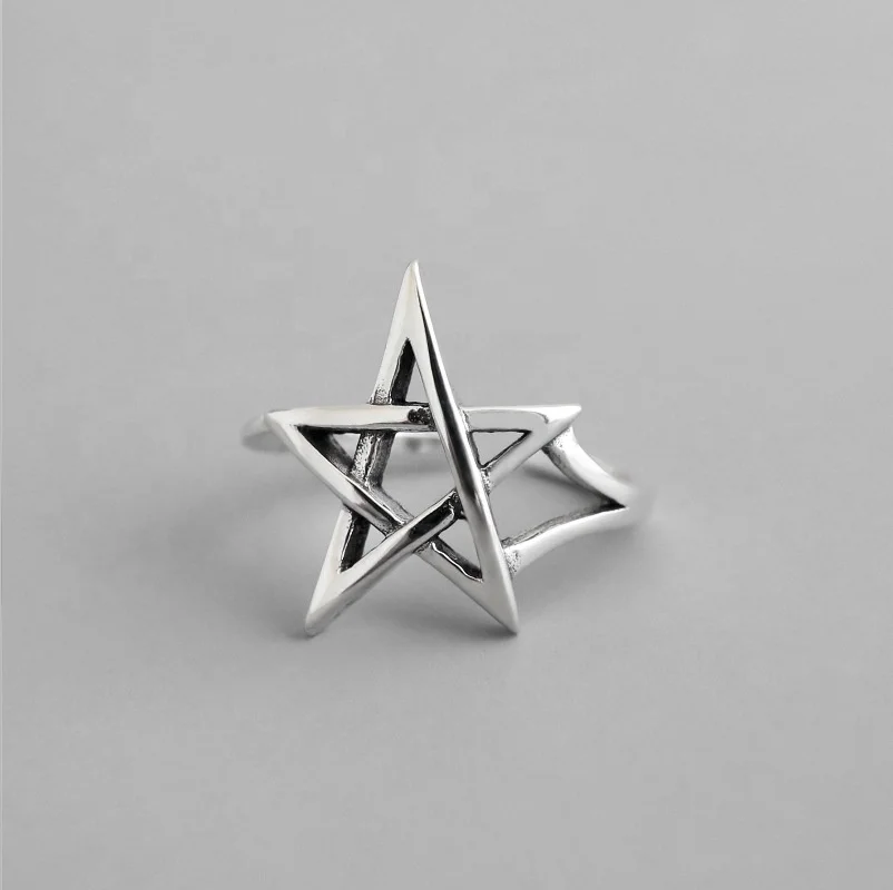 NewSR386 rhodium plated big star charm solid 925 silver jewelry rings in 2020 fashion
NewSR386 rhodium plated big star charm solid 925 silver jewelry rings in 2020 fashion