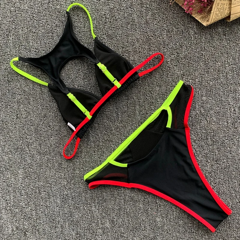 Factory Custom Printing Mature Woman Brazilian Bikini Bathing Suit