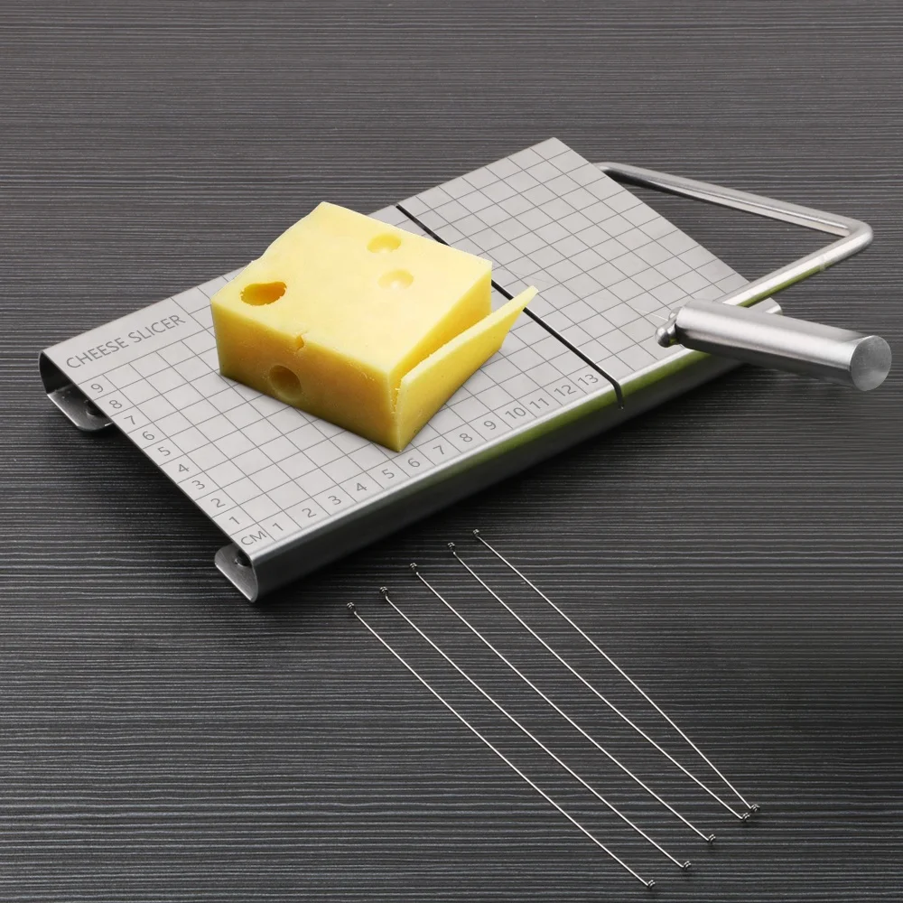 SINGING BIRD Stainless Steel Wire Cheese Cutting Board Manual Cutters Slicers Cheese Tools, Silver or accept customization
SINGING BIRD Stainless Steel Wire Cheese Cutting Board Manual Cutters Slicers Cheese Tools, Silver or accept customization