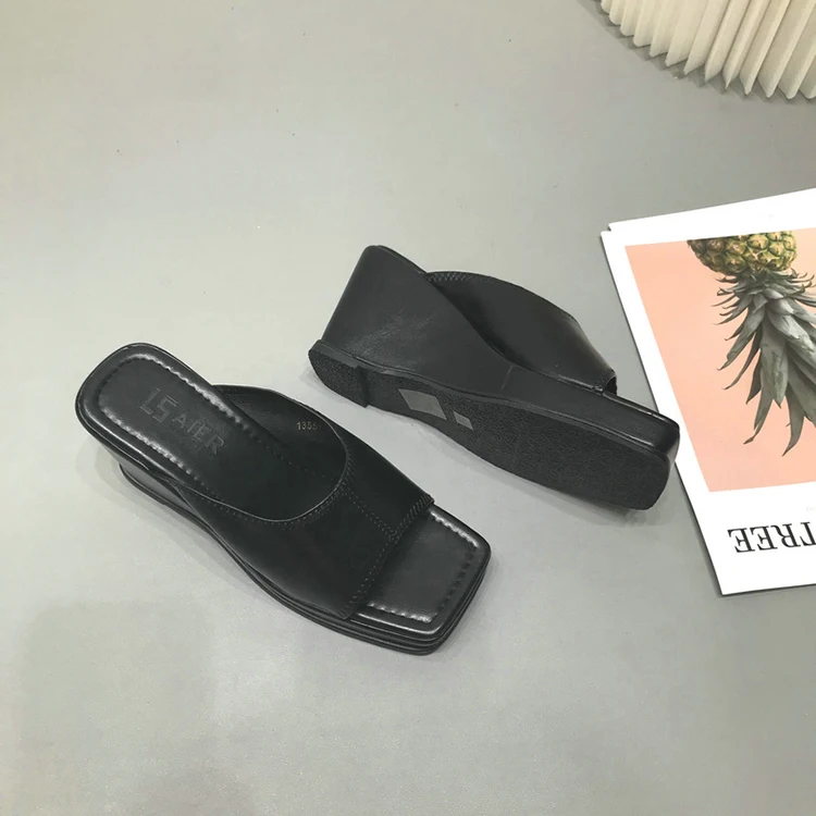 Summer Custom Luxury Comfortable Leather Open Toe Wedge Heel Sandals For Women, Black, white, green
Summer Custom Luxury Comfortable Leather Open Toe Wedge Heel Sandals For Women, Black, white, green