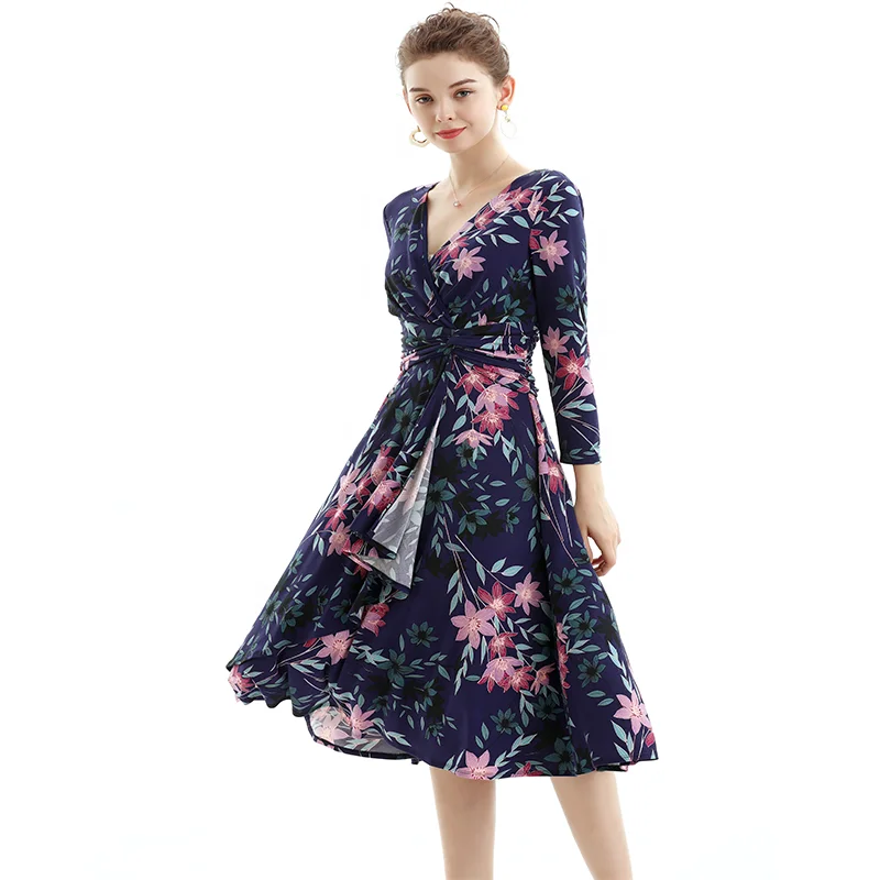 D082 Spring Summer Fall High Quality Fashion New Print Long Women Casual Evening Dresses
D082 Spring Summer Fall High Quality Fashion New Print Long Women Casual Evening Dresses