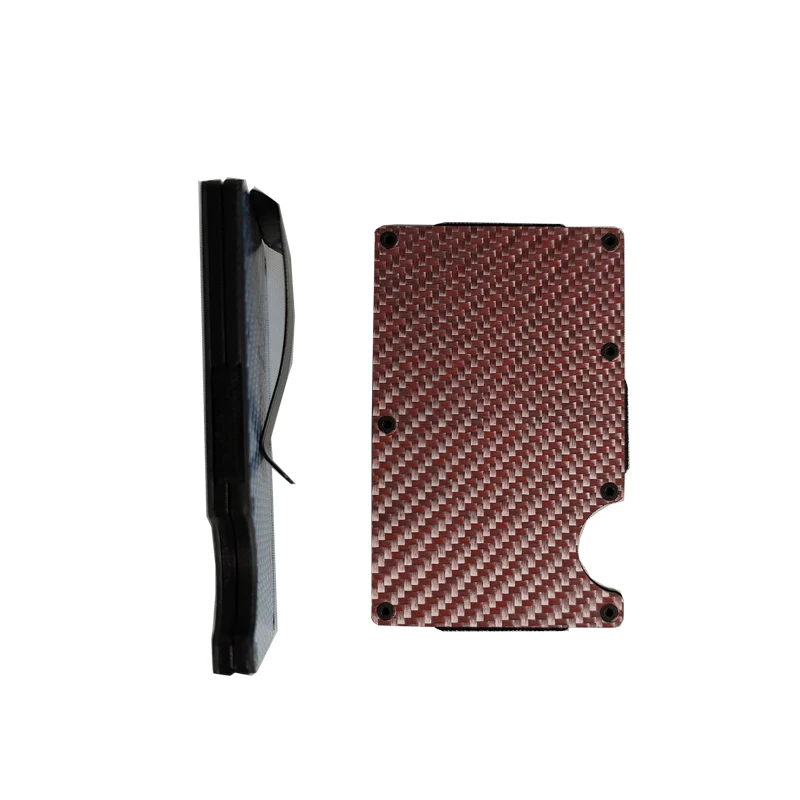 Custom Carbon Fiber Credit Card Holder Minimalist Slim Thin RFID Blocking Genuine Business Card Holder, Black, blue, yellow, pink, gray
Custom Carbon Fiber Credit Card Holder Minimalist Slim Thin RFID Blocking Genuine Business Card Holder, Black, blue, yellow, pink, gray