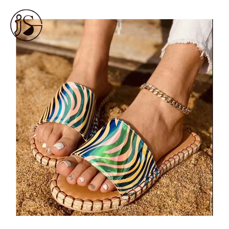 New colorful Leopard sandals for ladies fancy dazzling shoes for women soft casual Zebra pattern slippers, Picture 
New colorful Leopard sandals for ladies fancy dazzling shoes for women soft casual Zebra pattern slippers, Picture