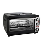 2019 Hot sale 26L mini oven electric bread baking oven electric stove oven with two hot plates