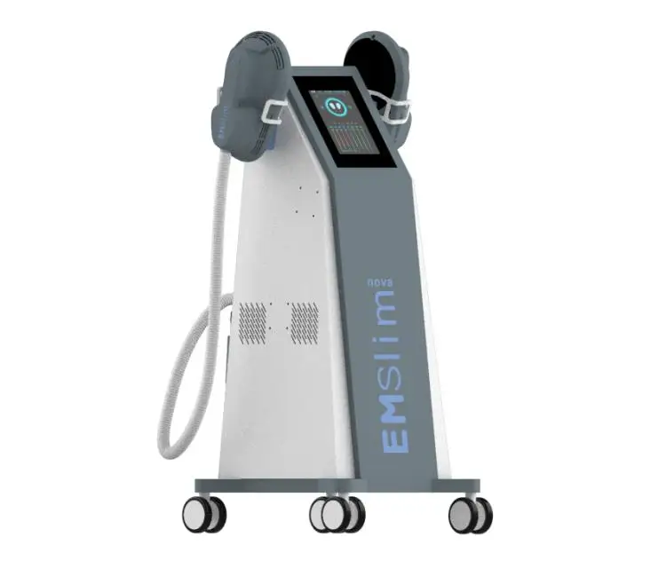 2021 New Arrival 2 handles Emslim Nova machine with RF for Muscle Building and Fat Burning
2021 New Arrival 2 handles Emslim Nova machine with RF for Muscle Building and Fat Burning