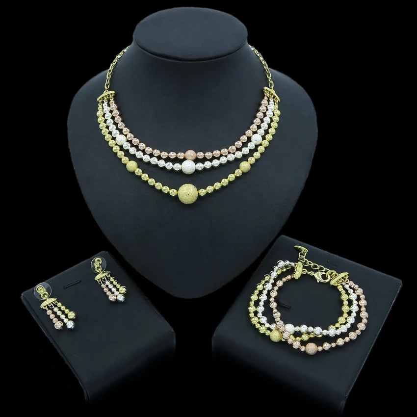 Fashion Popular 24k Gold Plated Wedding Jewelry Set Birthday Party Jewelry Set Hot sells Jewelry Set For Women
Fashion Popular 24k Gold Plated Wedding Jewelry Set Birthday Party Jewelry Set Hot sells Jewelry Set For Women