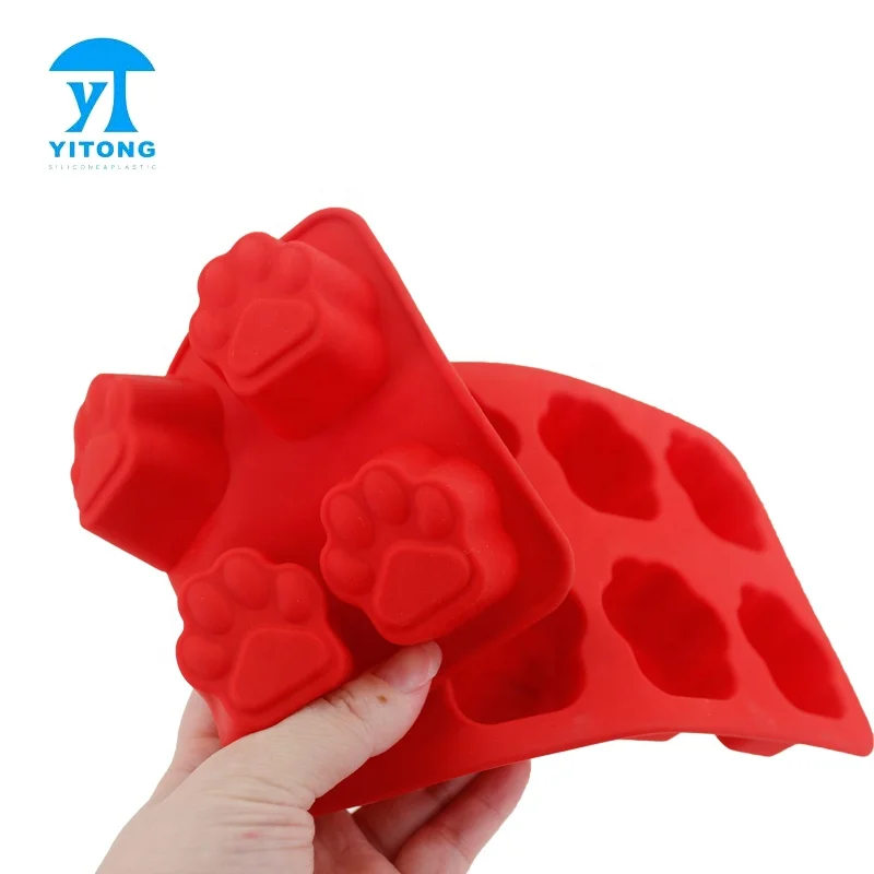 Food grade silicone paw print mold, dog and cat paw mold for making ice cube chocolate cake gummy candy soap, Customized color
Food grade silicone paw print mold, dog and cat paw mold for making ice cube chocolate cake gummy candy soap, Customized color