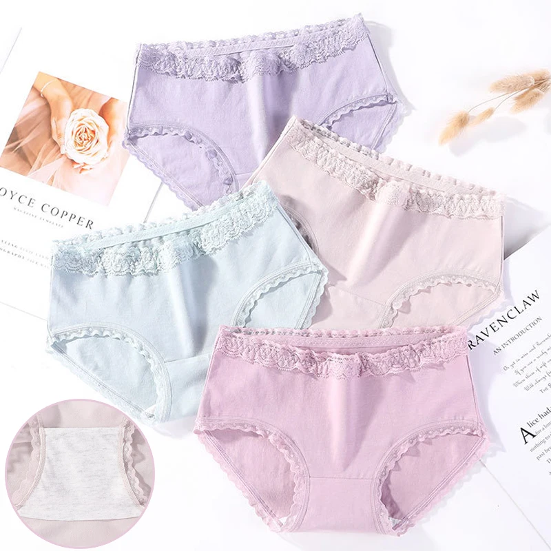 Women's Mid Waisted Cotton Underwear Ladies lace Soft Full Briefs Panties Multipack Dropshipping, Black, purple, grey, green, dark pink
Women's Mid Waisted Cotton Underwear Ladies lace Soft Full Briefs Panties Multipack Dropshipping, Black, purple, grey, green, dark pink