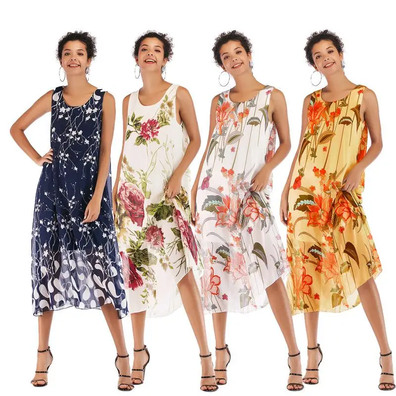 Springway Summer Sleeveless Floral Print Loose Dresses Fashion 11 Colors O Neck Casual Women Beach Dress
Springway Summer Sleeveless Floral Print Loose Dresses Fashion 11 Colors O Neck Casual Women Beach Dress