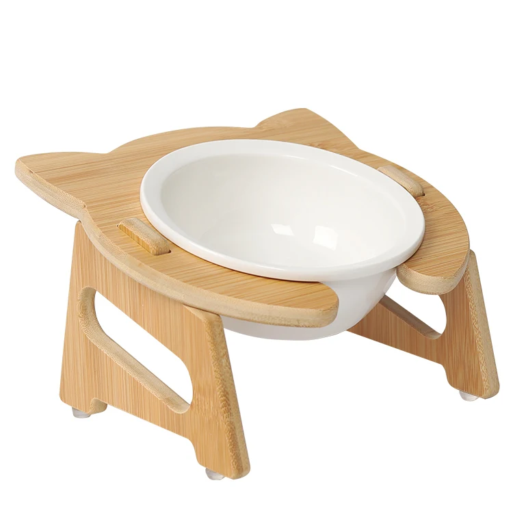 Wholesale 2021 New Style Manufacturer Design ODM/OEM Small Cat Dog Bamboo Feeding Ceramic Bowl With Wood Stand
Wholesale 2021 New Style Manufacturer Design ODM/OEM Small Cat Dog Bamboo Feeding Ceramic Bowl With Wood Stand