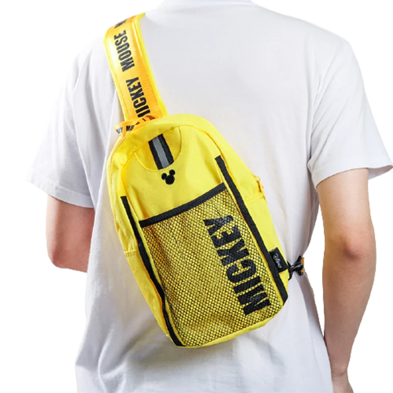 Hot Sale Fashion Disney Cartoon Logo Mens Chest Bag Single Shoulder Polyester Fiber Crossbody Bags Men
Hot Sale Fashion Disney Cartoon Logo Mens Chest Bag Single Shoulder Polyester Fiber Crossbody Bags Men