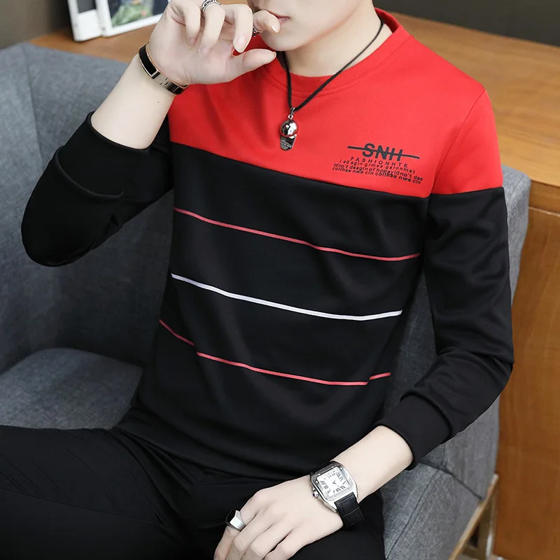 Wholesale 2021 Korean Hot Sale Slim Fit Casual Long Sleeve O Neck tshirt Men for Wholesale Mens Clothing, Customized
Wholesale 2021 Korean Hot Sale Slim Fit Casual Long Sleeve O Neck tshirt Men for Wholesale Mens Clothing, Customized
