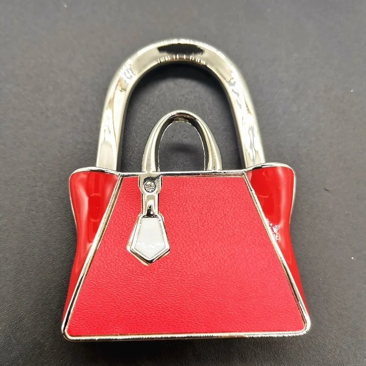 Wholesale High Quality Red Cute Fold Clear Crystal Bag Handbag Hanger Pattern Holder Purse Hook, Pantone color
Wholesale High Quality Red Cute Fold Clear Crystal Bag Handbag Hanger Pattern Holder Purse Hook, Pantone color