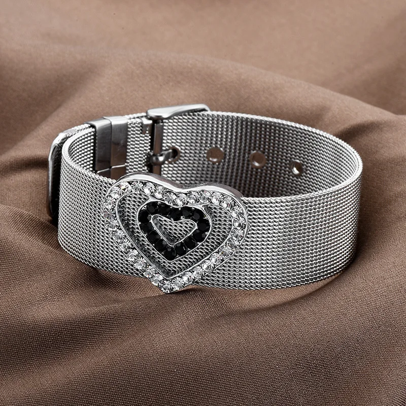 Cross-border New Stainless Steel Hip Hop bracelets for couple love Fashion Jewelry Bracelet watch
Cross-border New Stainless Steel Hip Hop bracelets for couple love Fashion Jewelry Bracelet watch