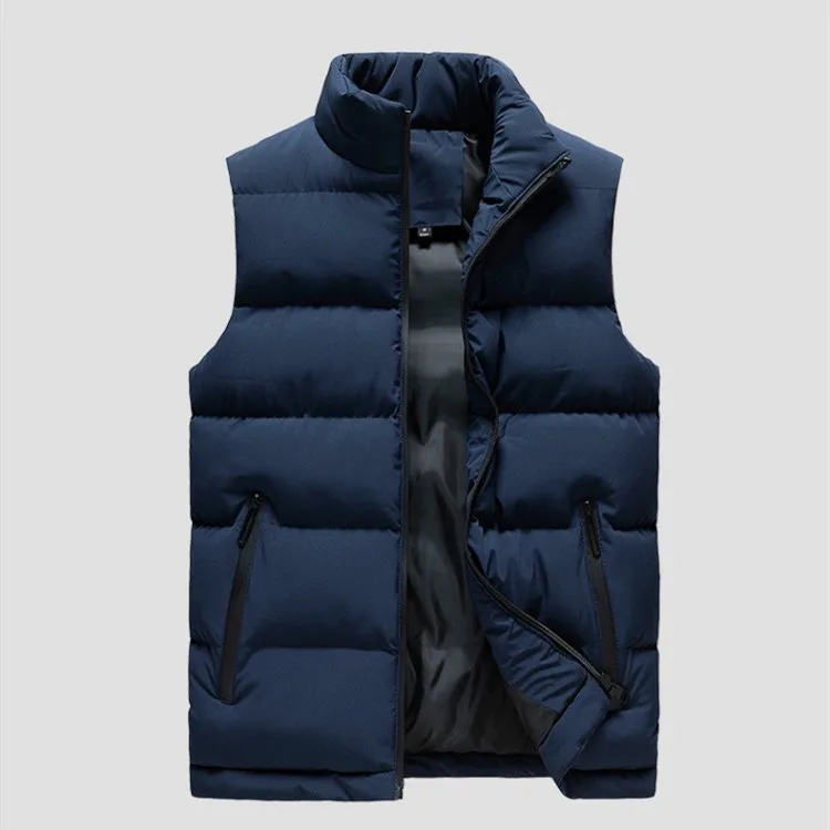 Men spring and fall Jacket Winter Men's Vest For Down Cotton Sleeveless Jacket Waistcoat Warm Mens Plus Size Coats, Customized color
Men spring and fall Jacket Winter Men's Vest For Down Cotton Sleeveless Jacket Waistcoat Warm Mens Plus Size Coats, Customized color
