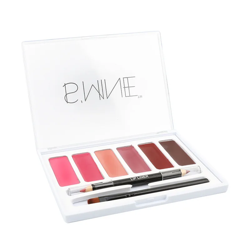 Make up 6 Colors High Quality Private Brand Long Lasting Matte Velvet Lipstick Pallet with Brush
Make up 6 Colors High Quality Private Brand Long Lasting Matte Velvet Lipstick Pallet with Brush