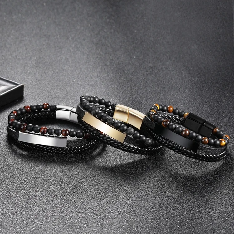 3Pcs set creative retro wooden bracelet beads woven leather men bracelet set, Picture
3Pcs set creative retro wooden bracelet beads woven leather men bracelet set, Picture