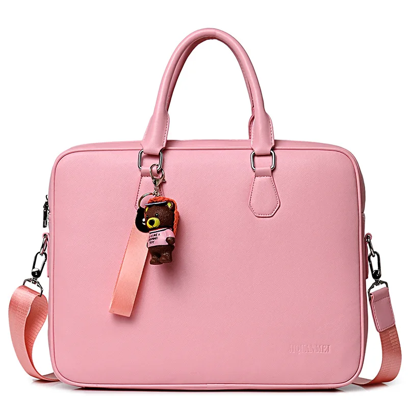 2019 Vintage Luxury PU Pink Black Multifunction Business Bags Womens Waterproof Briefcase Leather Laptop Bag
2019 Vintage Luxury PU Pink Black Multifunction Business Bags Womens Waterproof Briefcase Leather Laptop Bag
