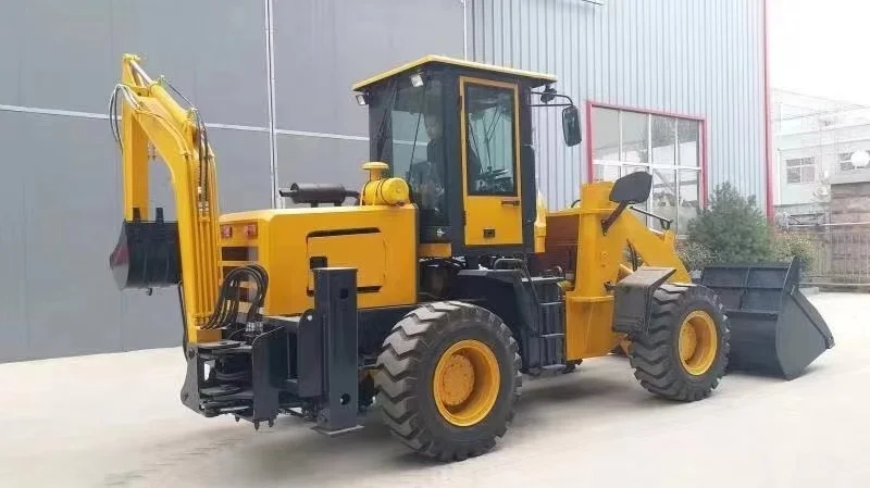 Chinese small excavator wheel loader for sale