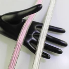 Rhinestone Banding Heat Transfer Design Pink Edge For Dress Strip Iron On Hot Fix Trim